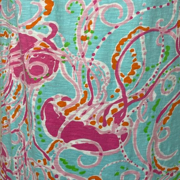Lilly Pulitzer Eliza T-Shirt Dress Size S Jellies Be Jammin Jellyfish Print - Picture 4 of 7